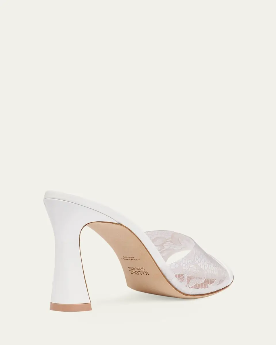 Malone Souliers 90mm Roxanna Lace Mule Sandals | Thumbnail 3 Malone Souliers 90mm Roxanna Lace Mule Sandals | Thumbnail 3