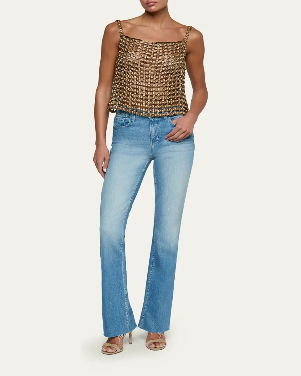 L'Agence Joanette Ribbon-Woven Tank | Thumbnail 2 L'Agence Joanette Ribbon-Woven Tank | Thumbnail 2