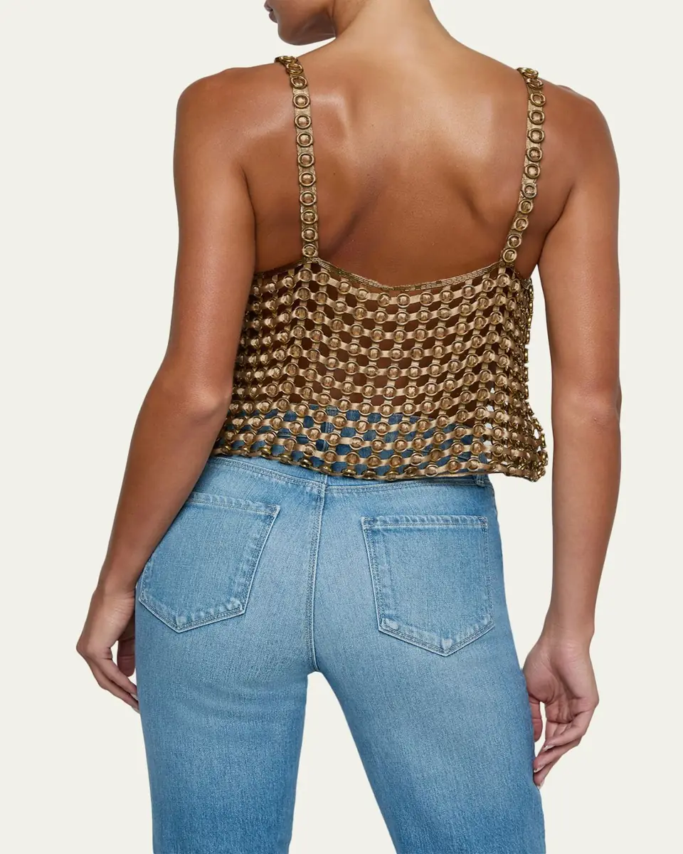 L'Agence Joanette Ribbon-Woven Tank | Thumbnail 3 L'Agence Joanette Ribbon-Woven Tank | Thumbnail 3