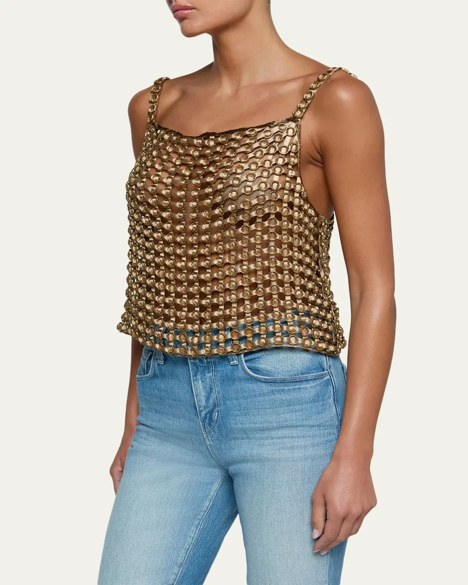 L'Agence Joanette Ribbon-Woven Tank | Thumbnail 5 L'Agence Joanette Ribbon-Woven Tank | Thumbnail 5