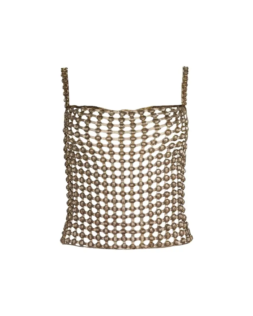 Joanette Ribbon-Woven Tank Joanette Ribbon-Woven Tank