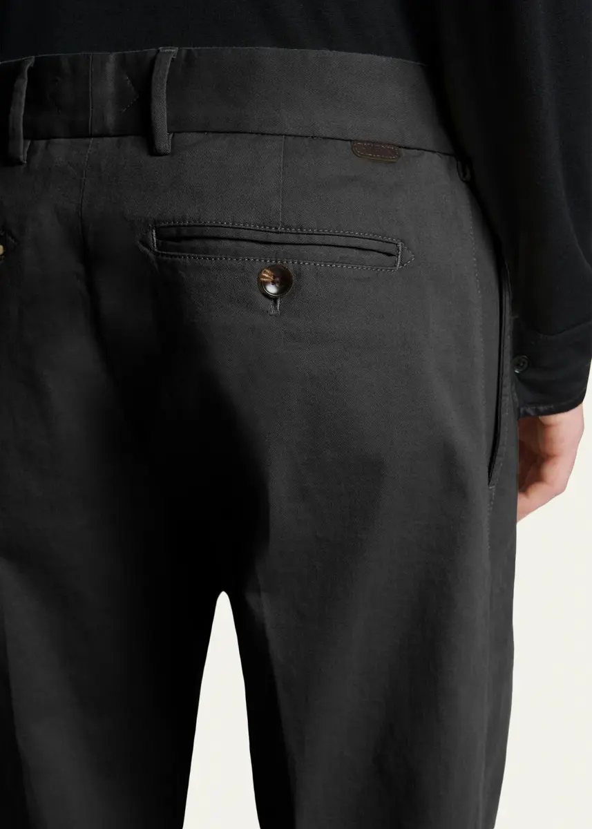 Tom Ford Men's Comfort Stretch Slim Flat-Front Trousers | Thumbnail 10 Tom Ford Men's Comfort Stretch Slim Flat-Front Trousers | Thumbnail 10