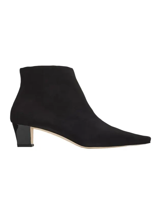 Jaima Suede Side-Zip Ankle Boots Jaima Suede Side-Zip Ankle Boots