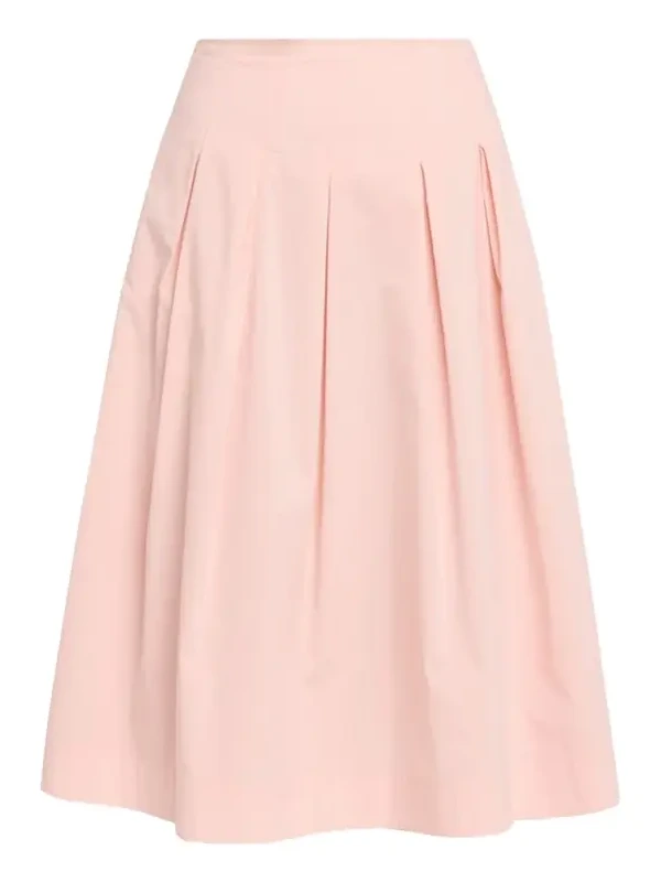 Elora Poplin Midi Skirt