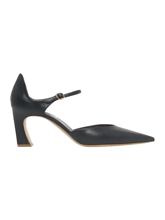 75mm Devil Leather Ankle-Strap Pumps 75mm Devil Leather Ankle-Strap Pumps