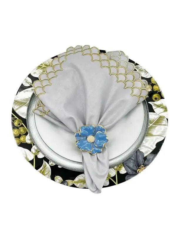 Nomi K Midnight Botanica Lacquered Placemat