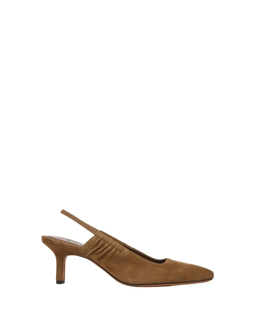 Vince 65mm Venice Suede Slingback Pumps | Image 1 Vince 65mm Venice Suede Slingback Pumps | Image 1