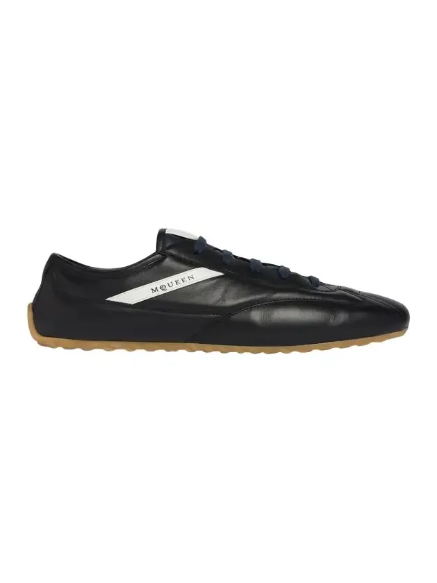Men's Boxe Nappa Leather Low-Top Sneakers