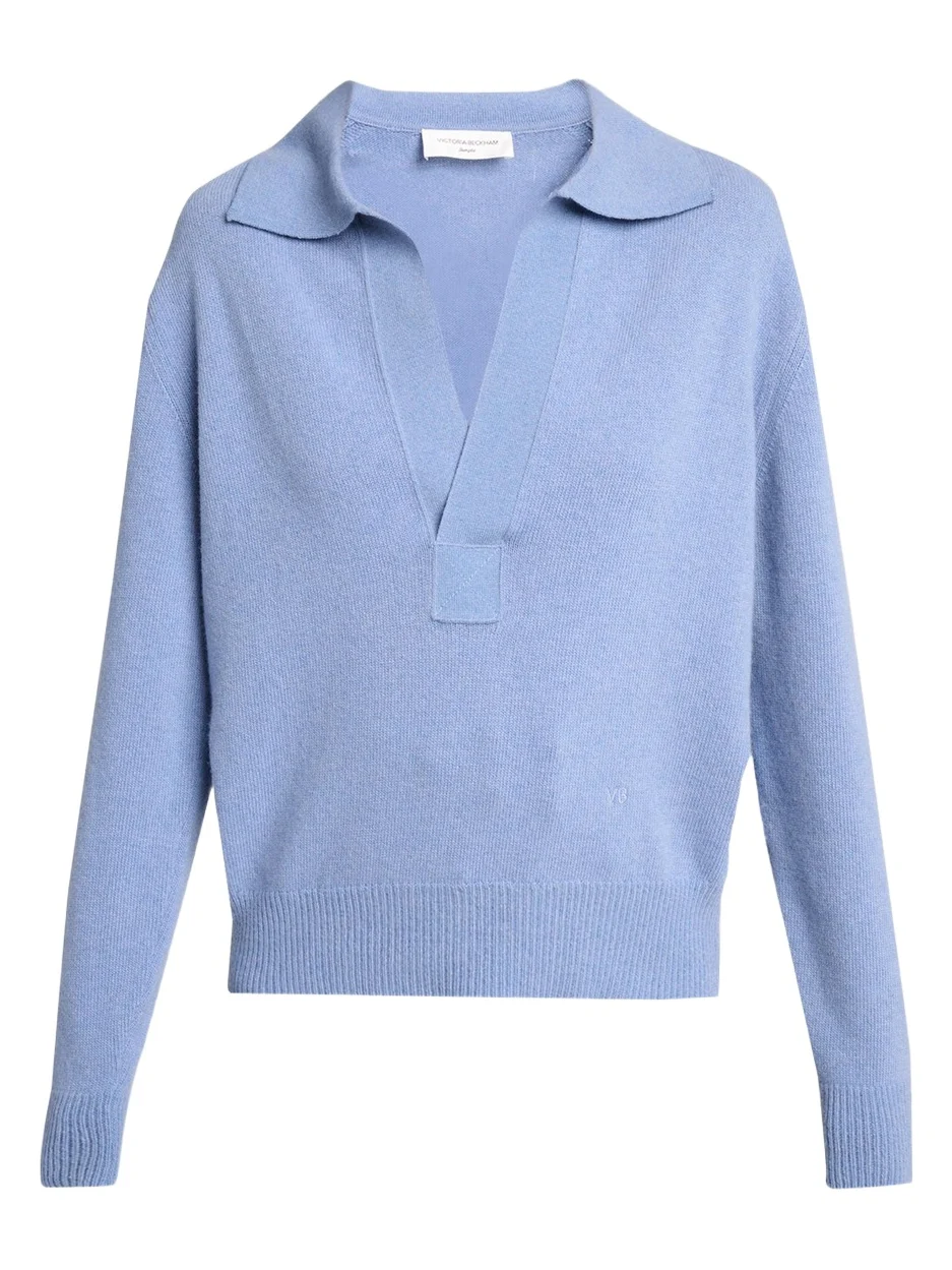 Polo Collar Jumper Sweater