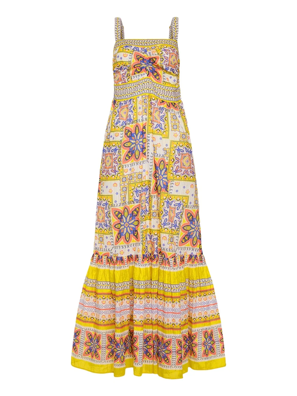 Alora Printed Cotton Maxi Dress
