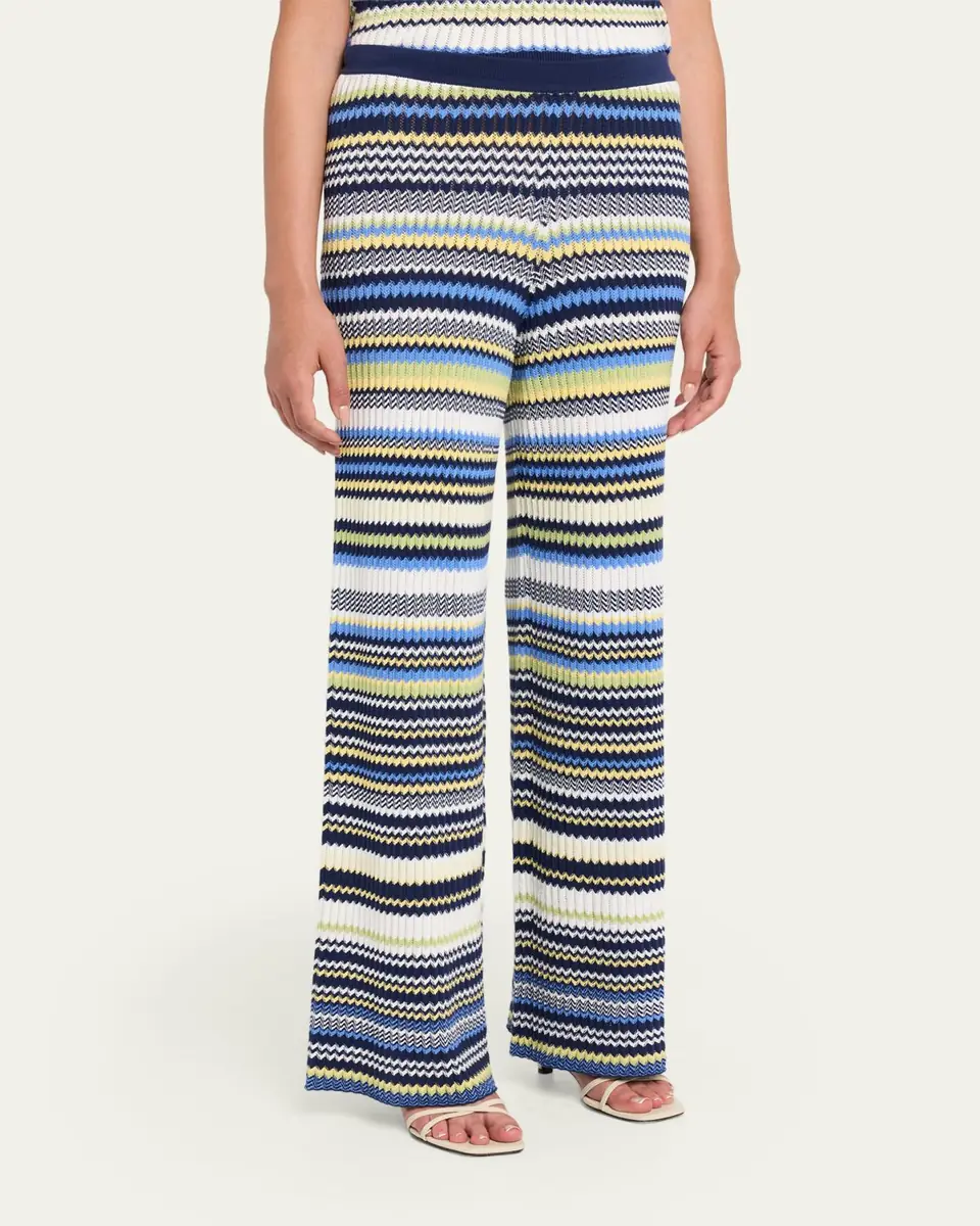 Simkhai Farrah Striped Knit Pants | Thumbnail 4 Simkhai Farrah Striped Knit Pants | Thumbnail 4
