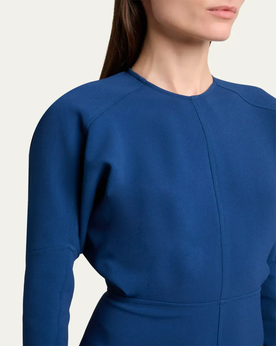 Victoria Beckham Long-Dolman-Sleeve Dress | Thumbnail 5 Victoria Beckham Long-Dolman-Sleeve Dress | Thumbnail 5