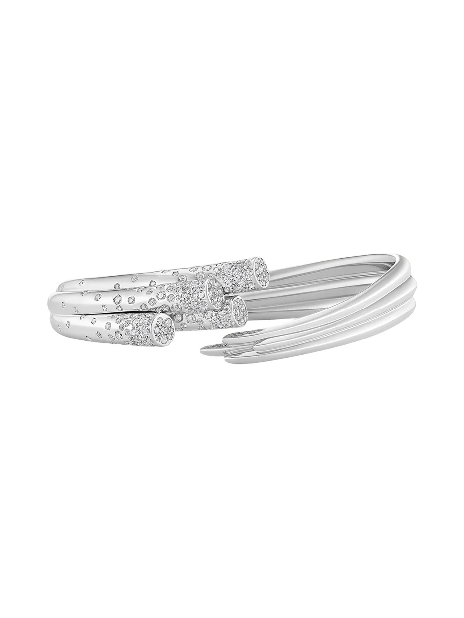 18K White Gold Diamond Sheaf Bracelet 18K White Gold Diamond Sheaf Bracelet