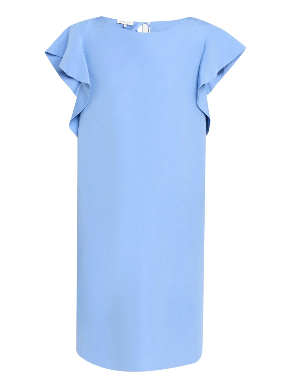 Flutter Silk-Linen Mini Dress