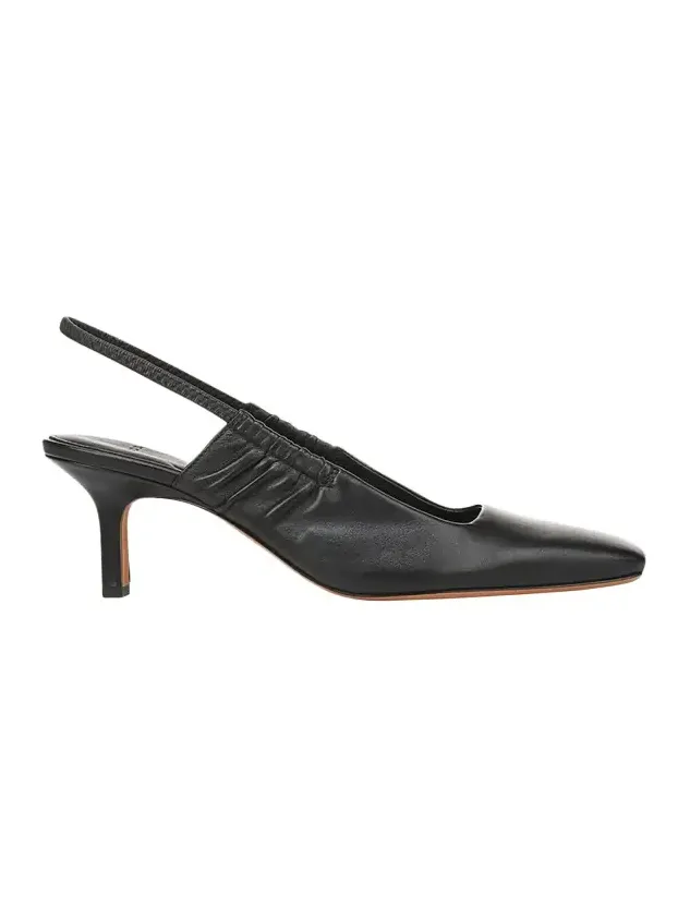 65mm Venice Leather Slingback Pumps