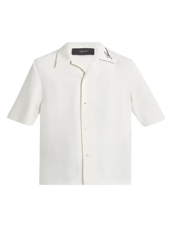 Men's Brushed Polyester Camp Shirt