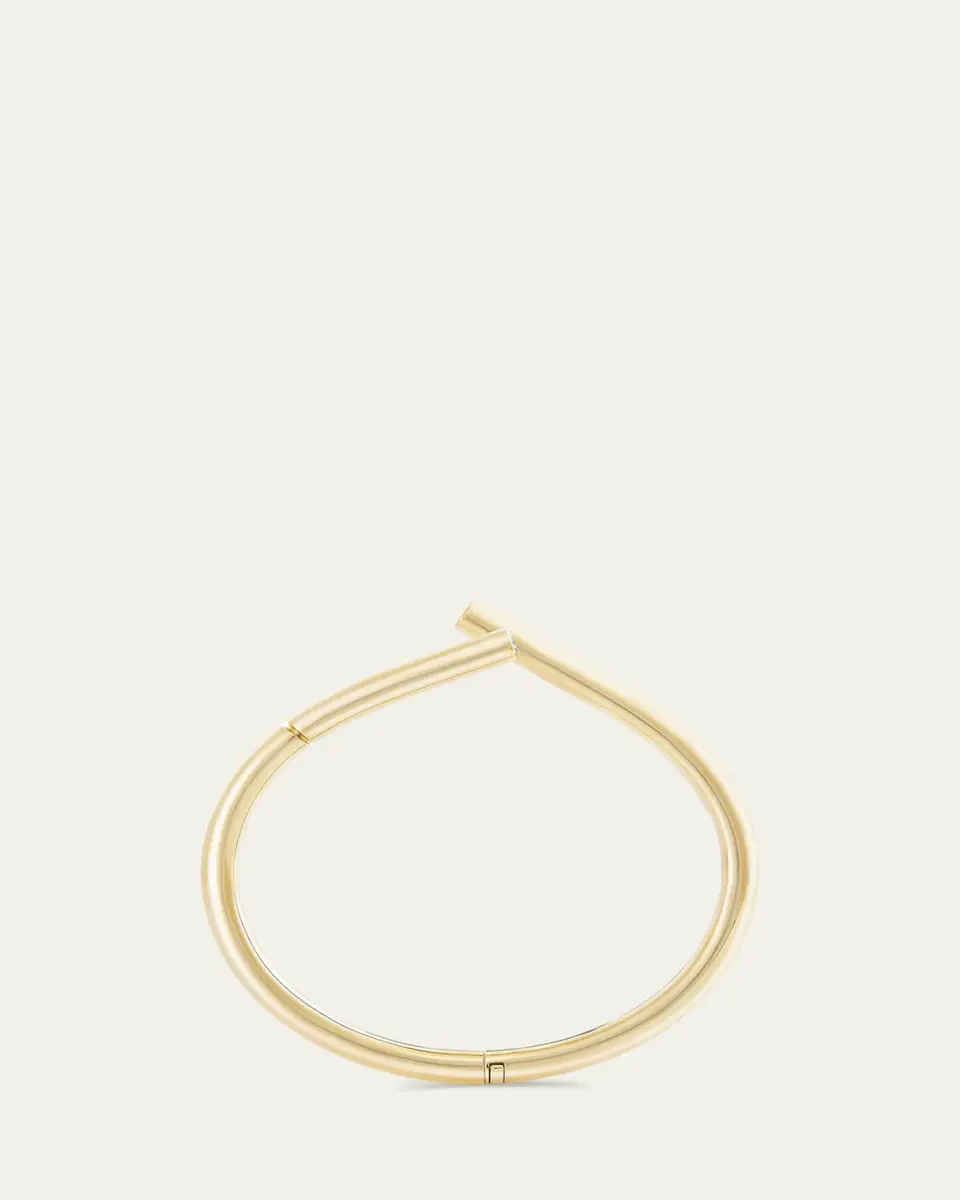 TABAYER Oera Fairmined 18K Yellow Gold Slim Diamond Bangle | Thumbnail 3