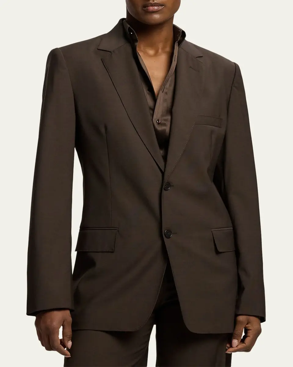 Ralph Lauren Collection Marcy Wool-Blend Jacket | Thumbnail 4 Ralph Lauren Collection Marcy Wool-Blend Jacket | Thumbnail 4