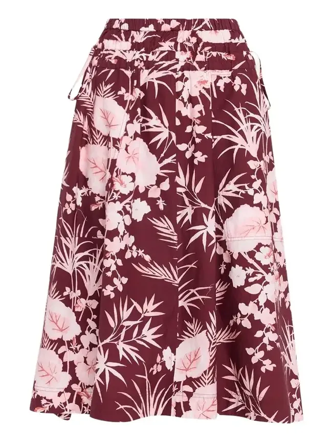 Meret Printed Midi Skirt