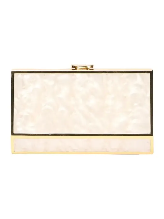 Maddox Marbled Acrylic Clutch Bag