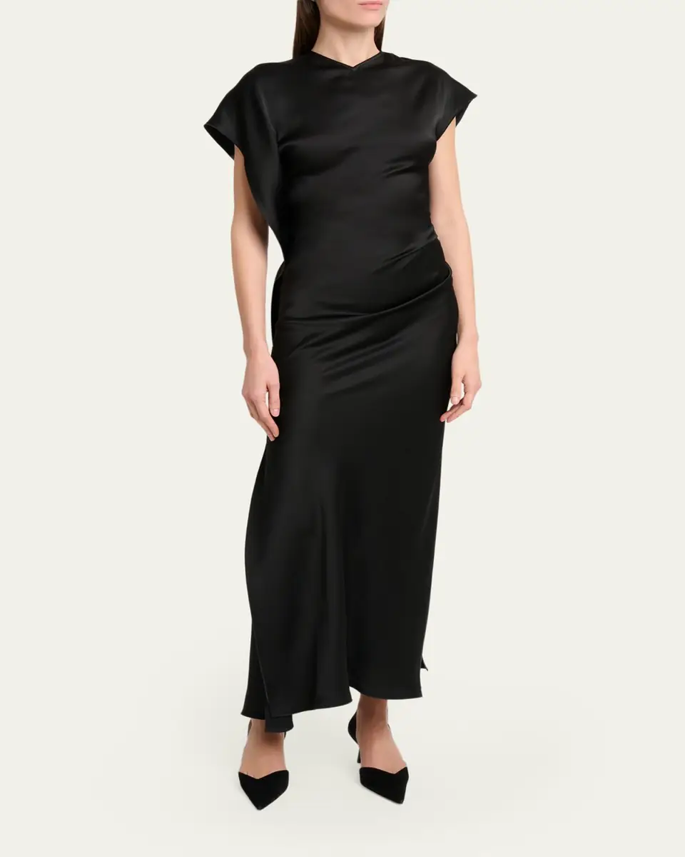 Victoria Beckham Victoria Midi Dress | Thumbnail 4 Victoria Beckham Victoria Midi Dress | Thumbnail 4
