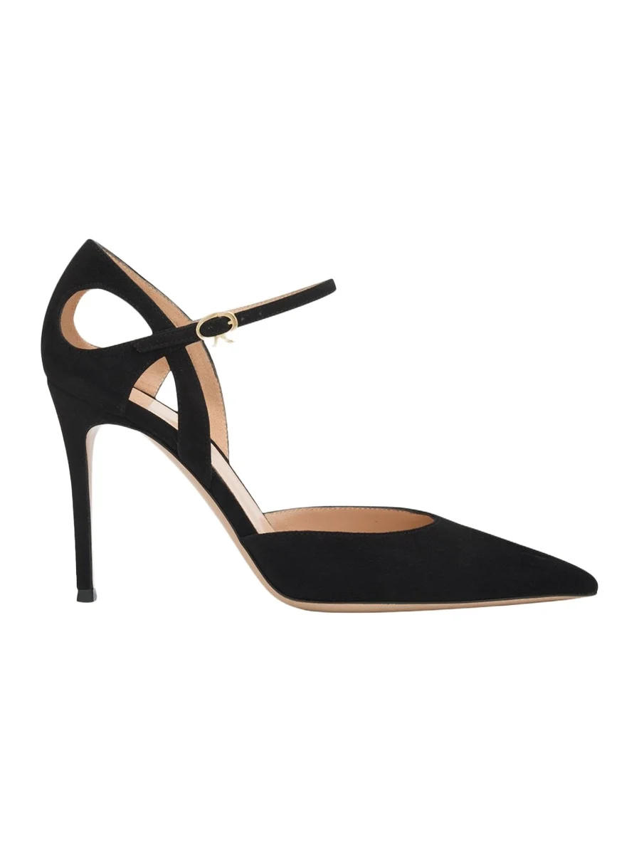 95mm Suede Pointed-Toe Pumps