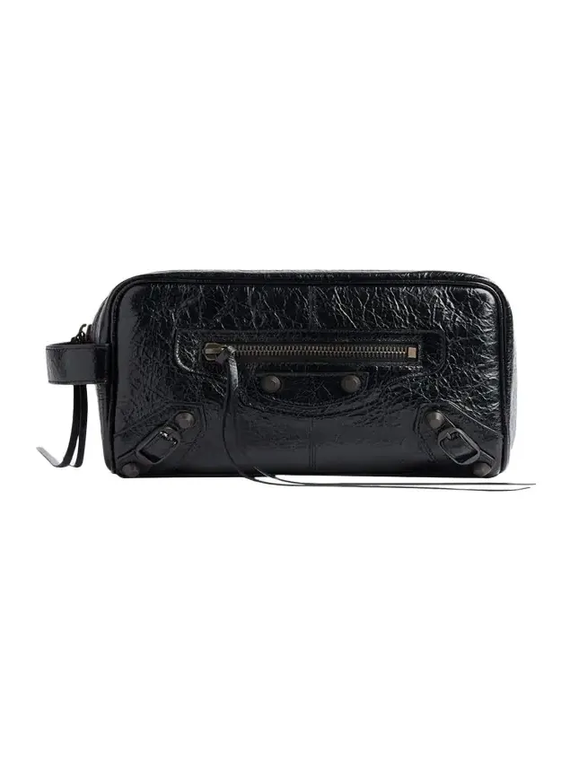 Men's Le City Leather Toiletry Bag