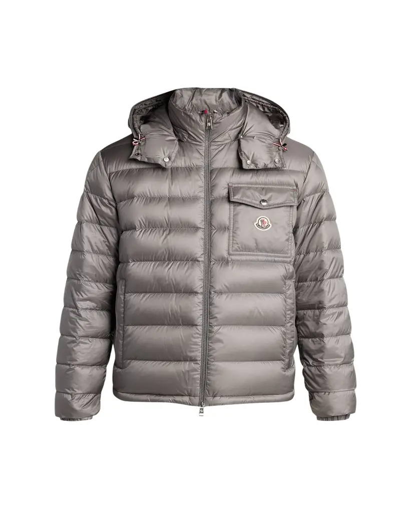 Men's Hood Logo Puffer Jacket Men's Hood Logo Puffer Jacket