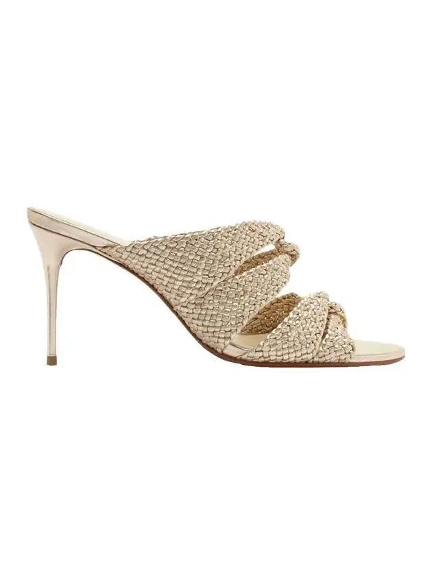 85mm Sabrina Metallic Open-Toe Mules 85mm Sabrina Metallic Open-Toe Mules