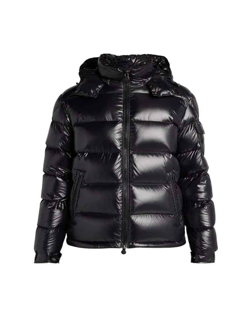 Moncler Men's Hooded Down Puffer Jacket | Image 1 Moncler Men's Hooded Down Puffer Jacket | Image 1