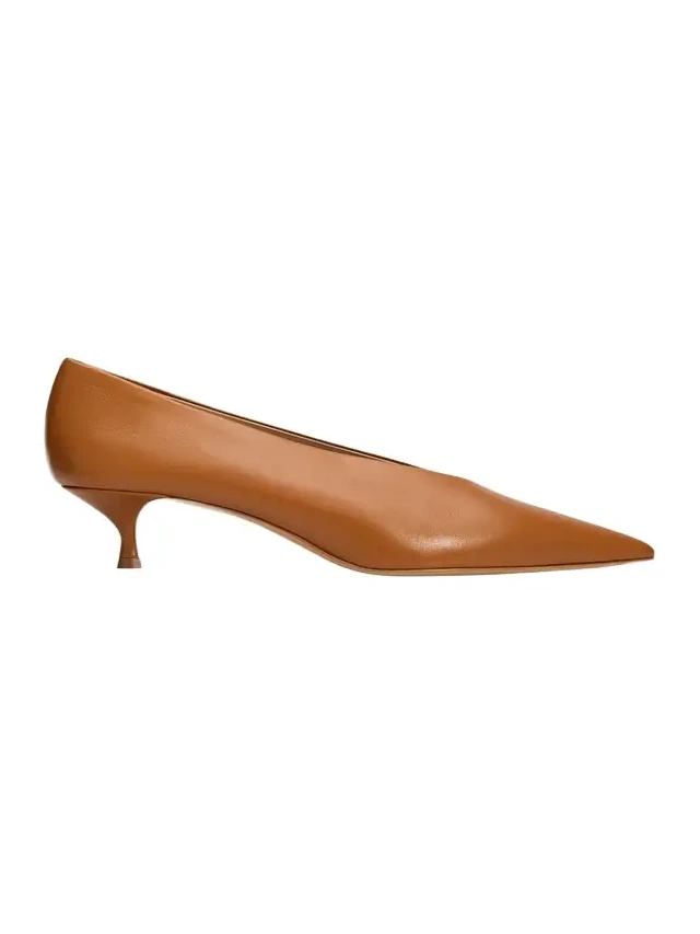 25mm Leather Kitten-Heel Pumps 25mm Leather Kitten-Heel Pumps