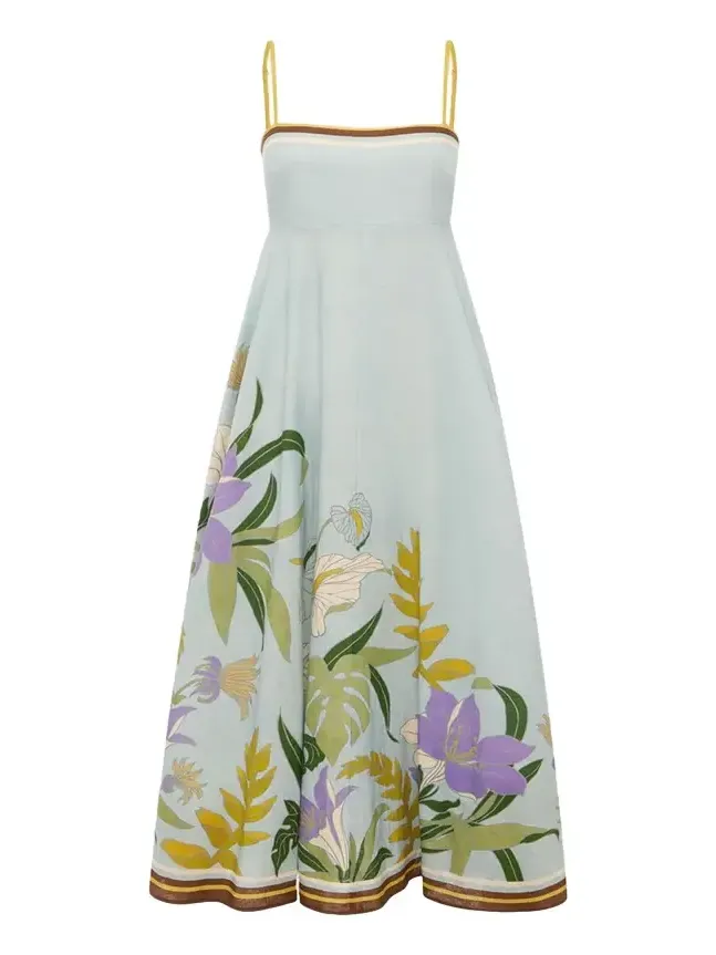 Alfie Linen Midi Dress