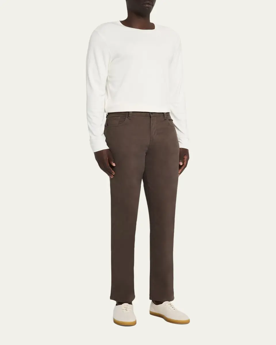 Vince Men's Dylan Peached Cotton 5-Pocket Pants | Thumbnail 2 Vince Men's Dylan Peached Cotton 5-Pocket Pants | Thumbnail 2