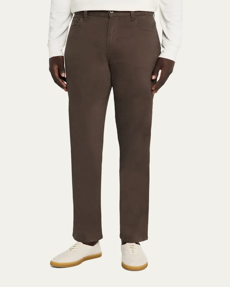 Vince Men's Dylan Peached Cotton 5-Pocket Pants | Thumbnail 4 Vince Men's Dylan Peached Cotton 5-Pocket Pants | Thumbnail 4