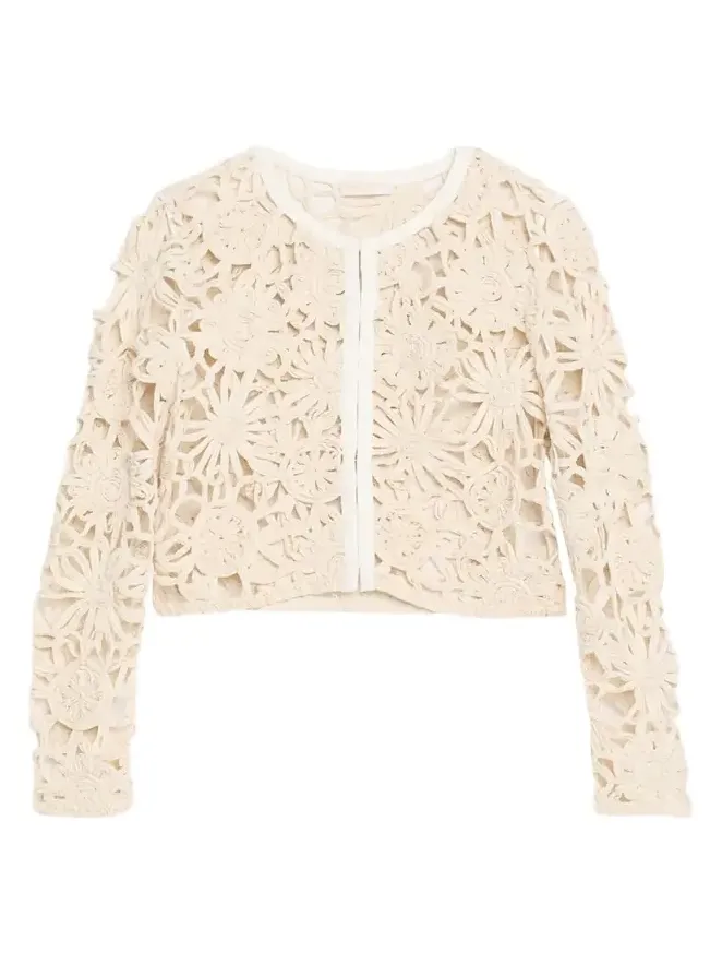 Adelynn Openwork Floral Jacket Adelynn Openwork Floral Jacket