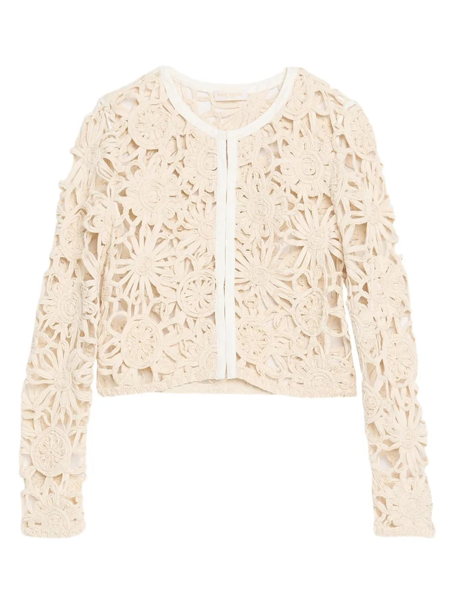 Adelynn Openwork Floral Jacket Adelynn Openwork Floral Jacket