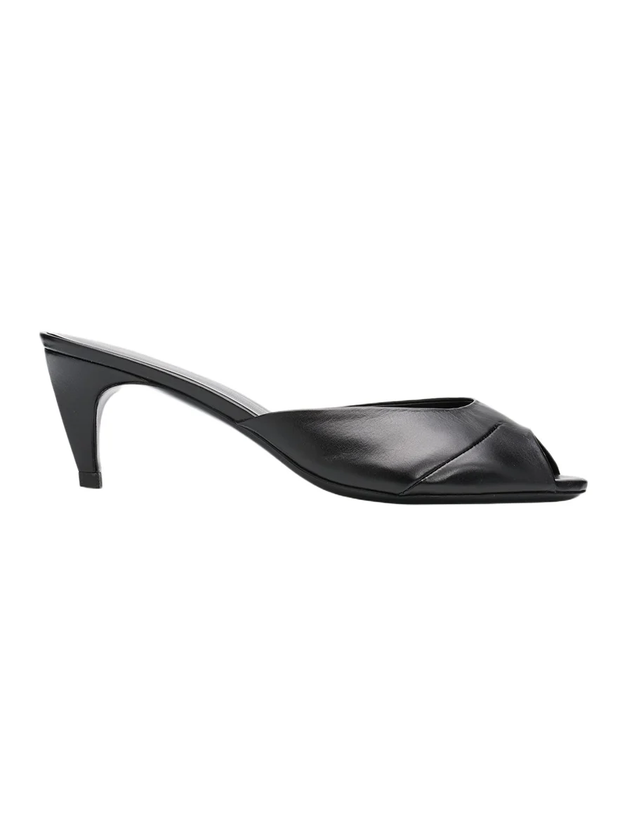 Jude 65mm Cava Leather Mules