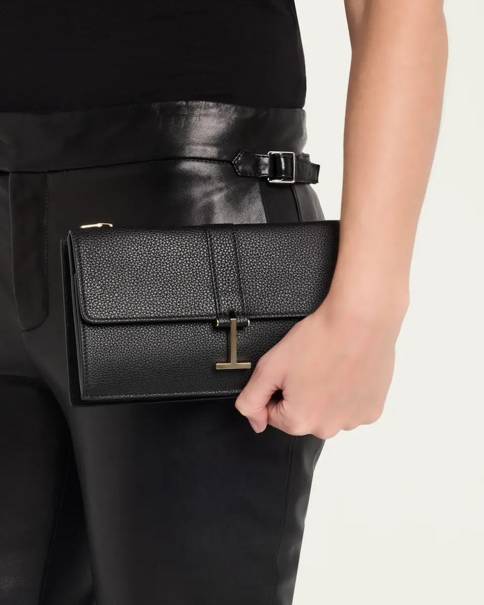 Tom Ford Kara Mini Leather Hanging T Crossbody Bag | Thumbnail 2 Tom Ford Kara Mini Leather Hanging T Crossbody Bag | Thumbnail 2