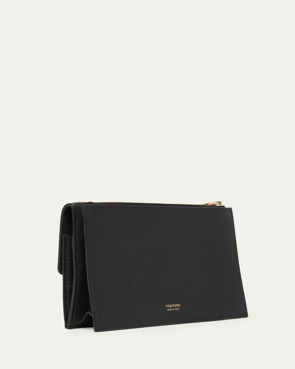 Tom Ford Kara Mini Leather Hanging T Crossbody Bag | Thumbnail 3 Tom Ford Kara Mini Leather Hanging T Crossbody Bag | Thumbnail 3