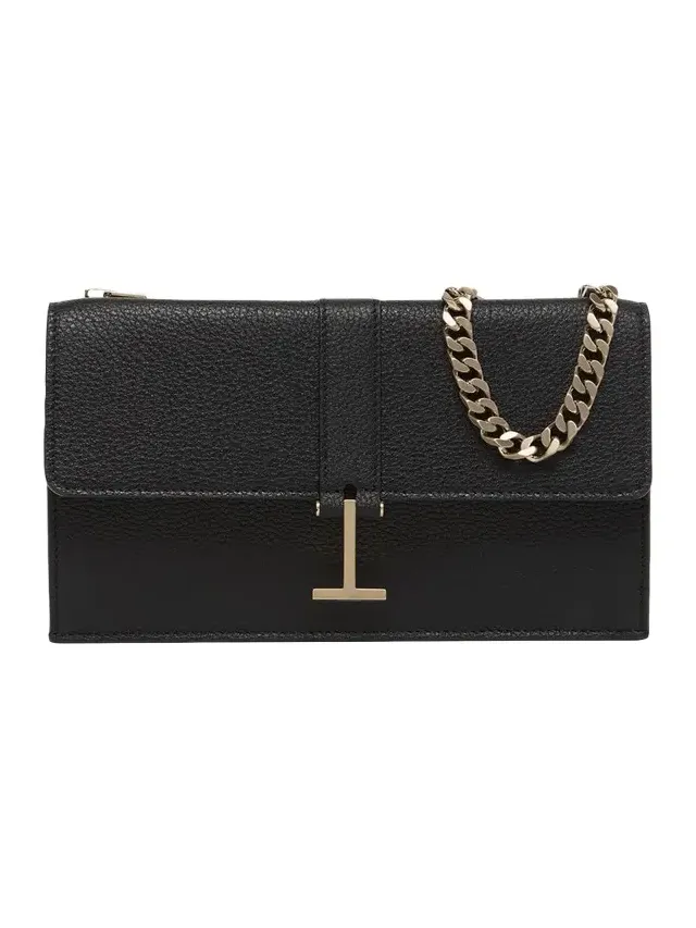 Tom Ford Kara Mini Leather Hanging T Crossbody Bag