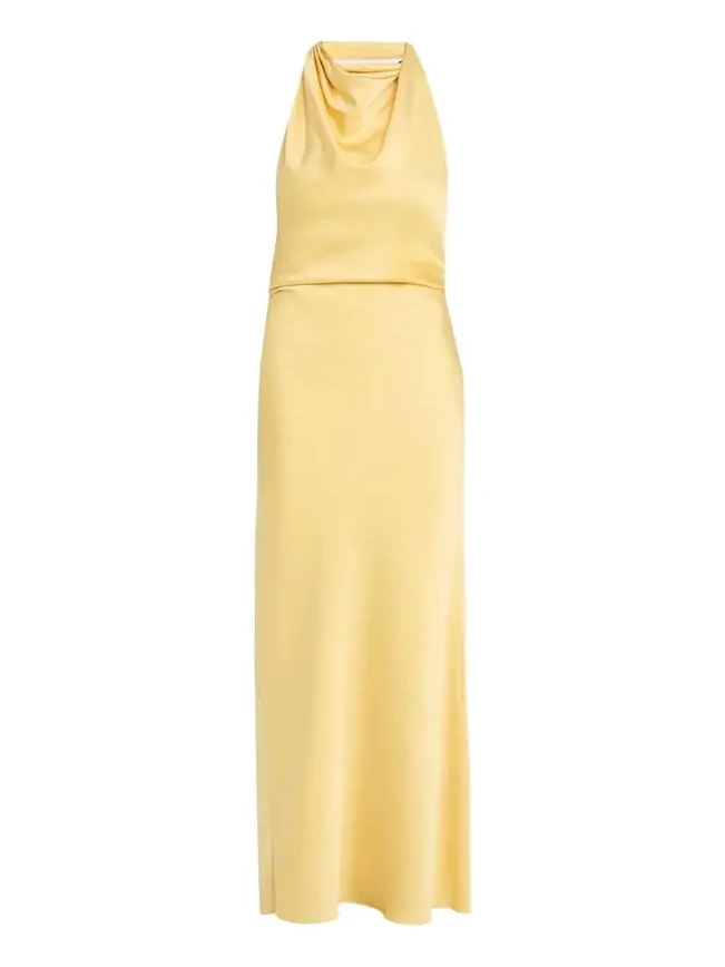 Reannon Satin Halter Dress Reannon Satin Halter Dress