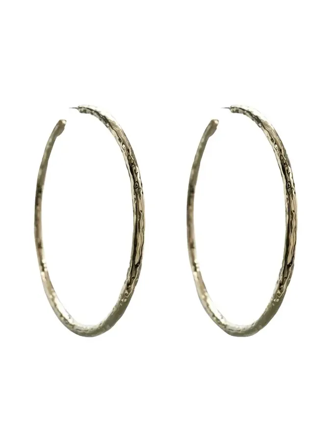 Extra Large Hoop Earrings in 18K Gold Extra Large Hoop Earrings in 18K Gold
