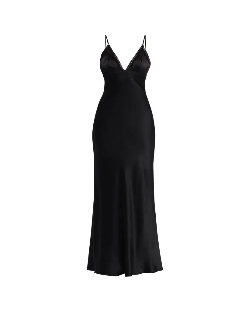 L'AGENCE Elsa Silk Gown | Image 1 L'AGENCE Elsa Silk Gown | Image 1