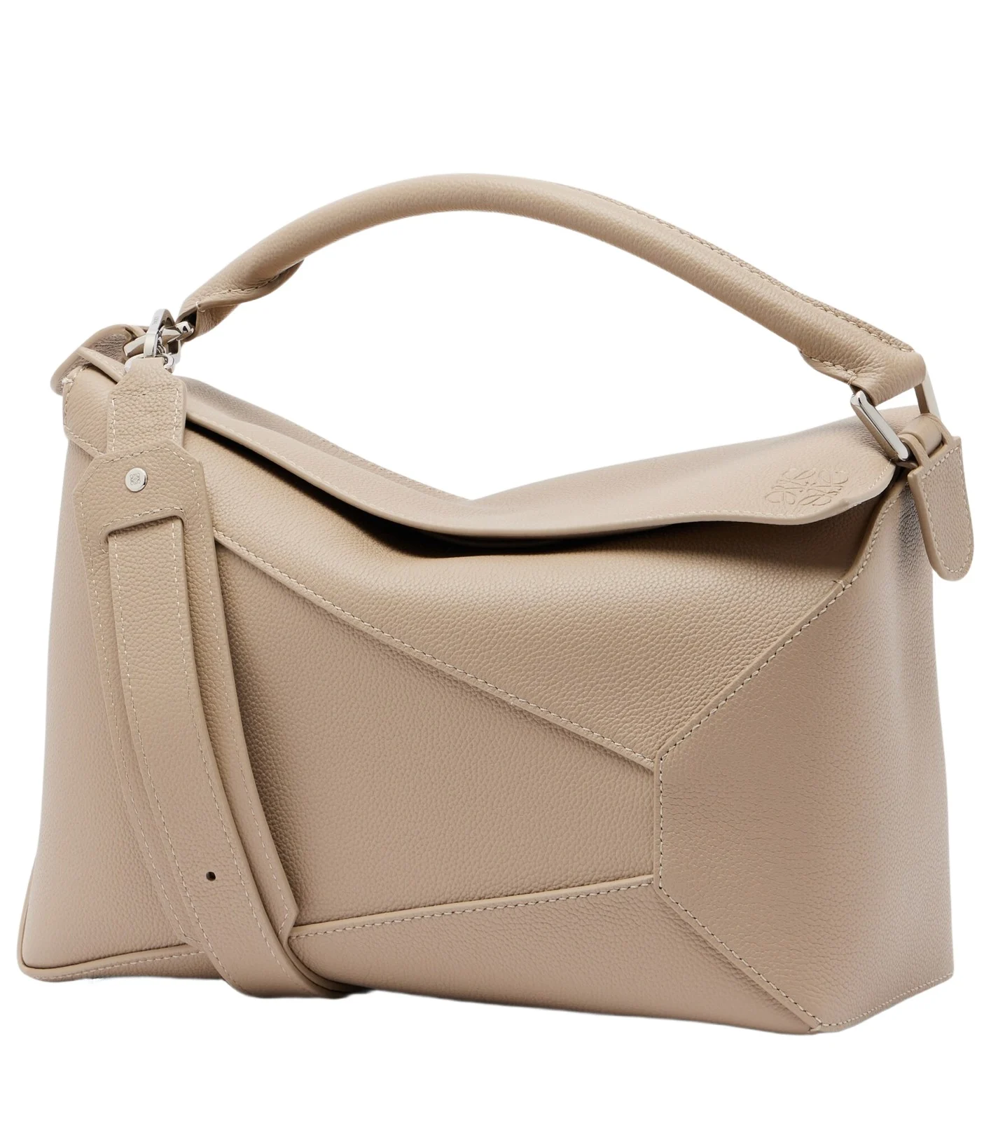 Puzzle Edge Medium leather top-handle bag