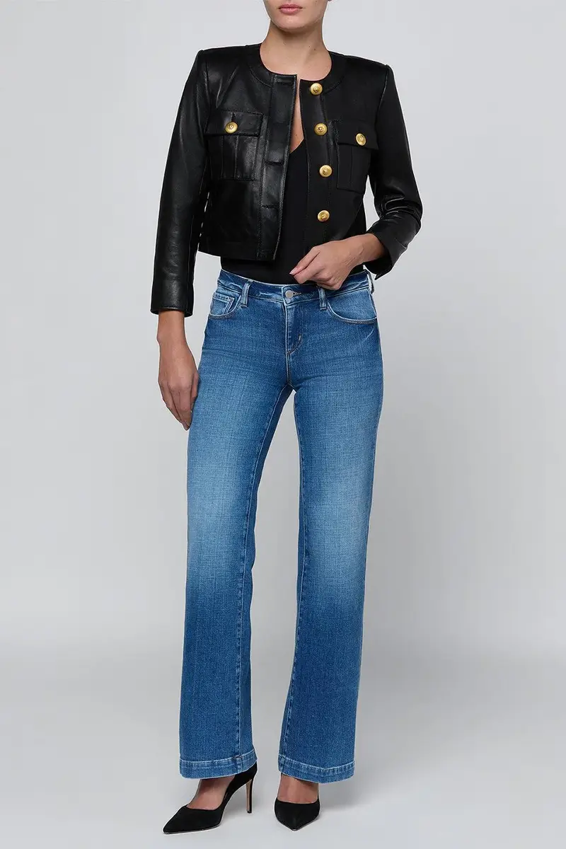 L'Agence Deidra Collarless Jacket | Thumbnail 3