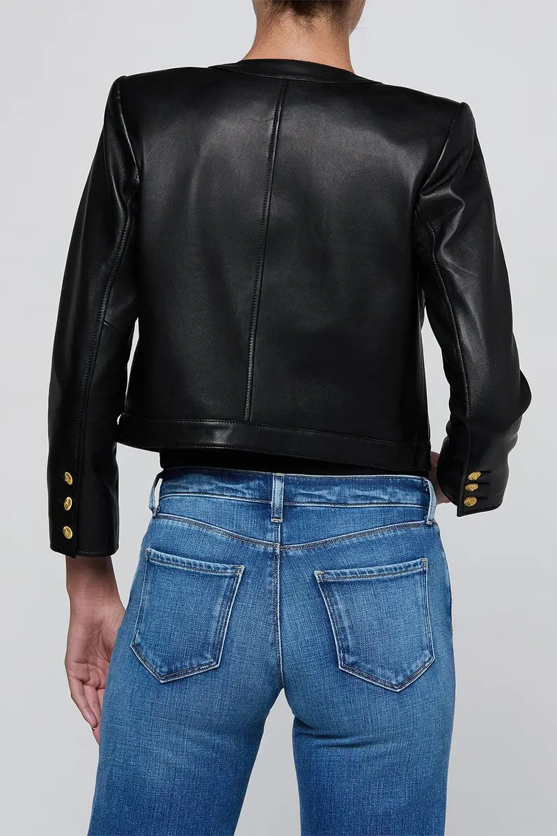 L'Agence Deidra Collarless Jacket | Thumbnail 4
