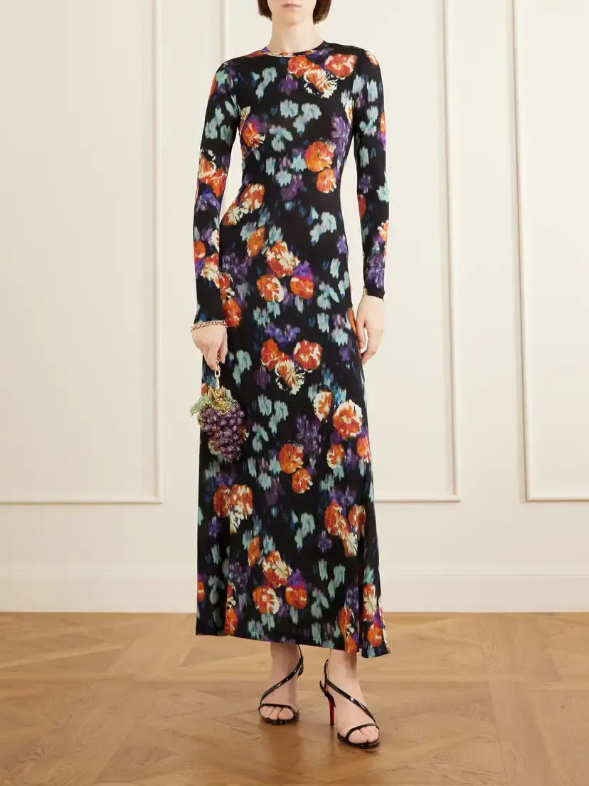 Ulla Johnson Amari Floral-print Jersey Maxi Dress | Thumbnail 2 Ulla Johnson Amari Floral-print Jersey Maxi Dress | Thumbnail 2