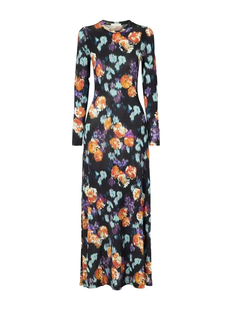 Ulla Johnson Amari Floral-print Jersey Maxi Dress | Image 1 Ulla Johnson Amari Floral-print Jersey Maxi Dress | Image 1
