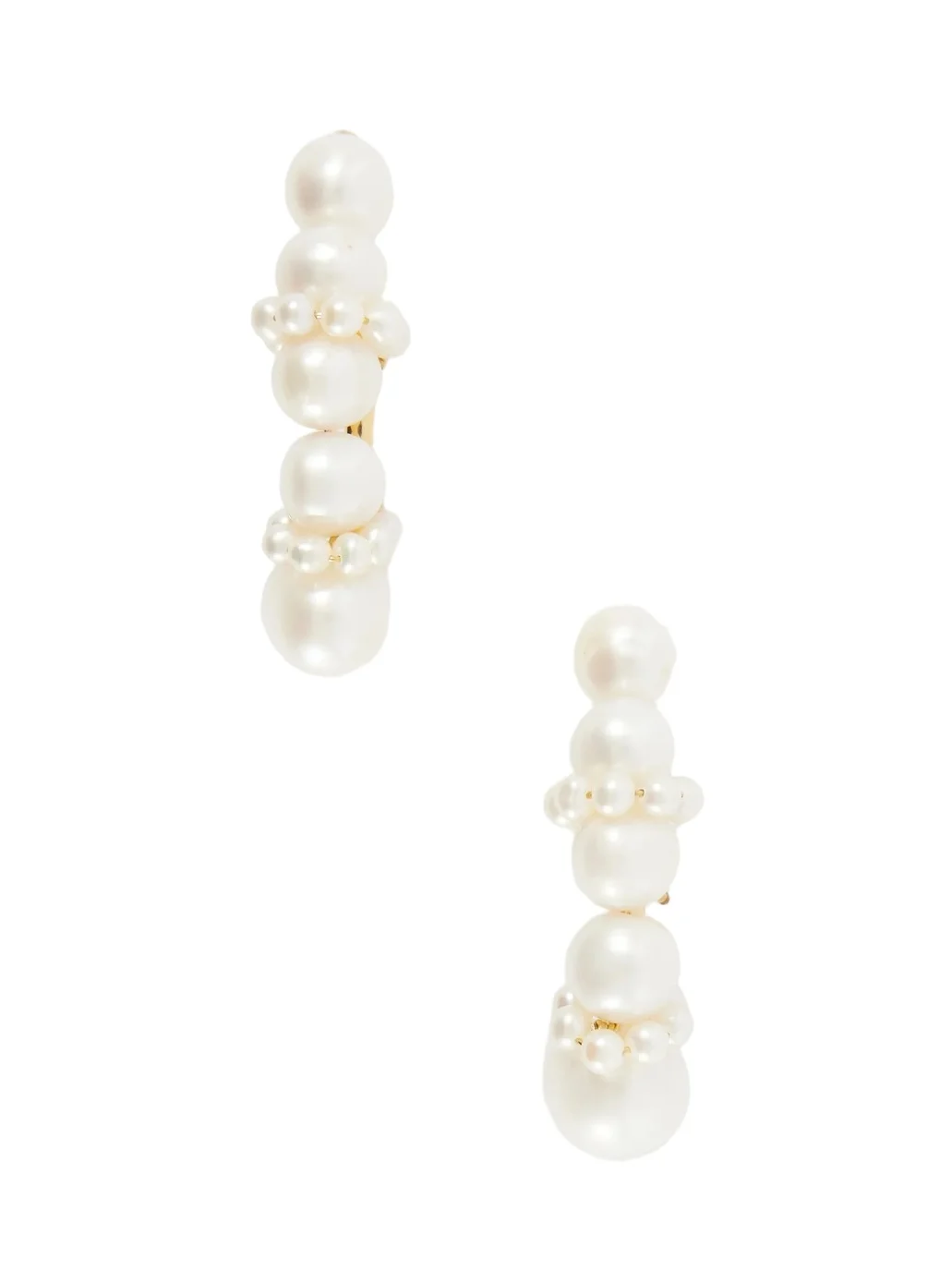 Completedworks Recycled Gold Vermeil And Pearl Earrings