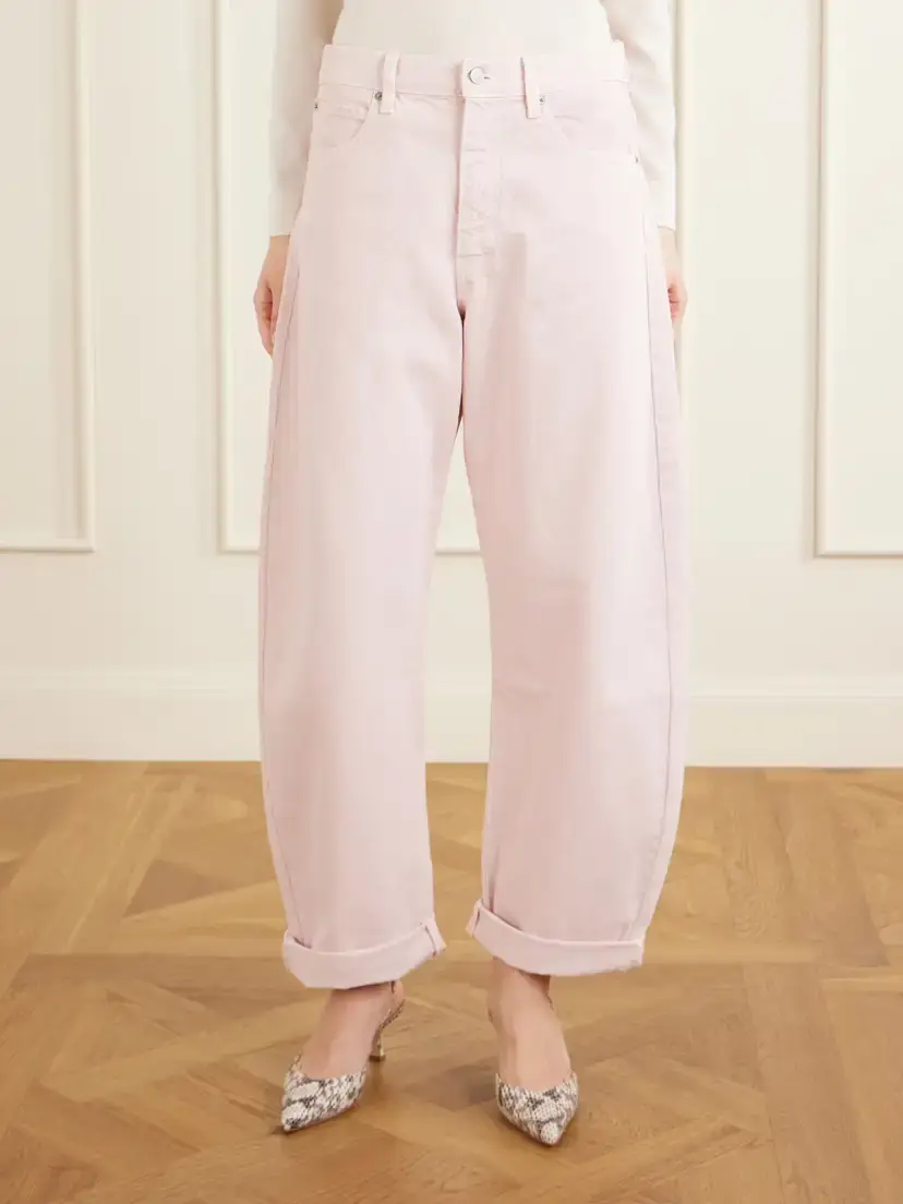 Frame The Bubble High-rise Barrel-leg Jeans | Thumbnail 3